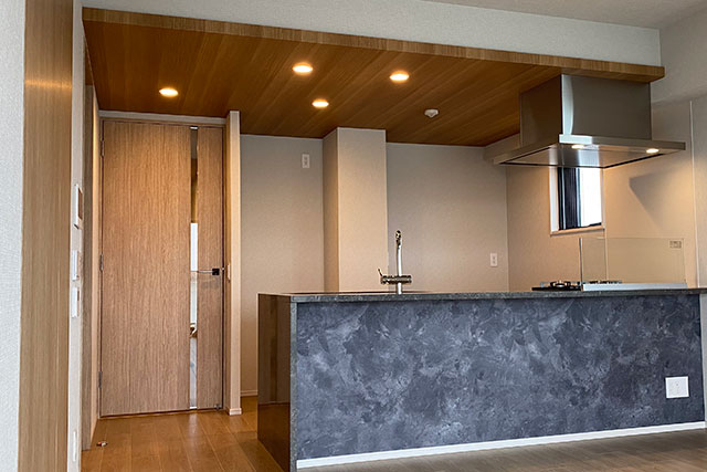 キッチン天井張り替え